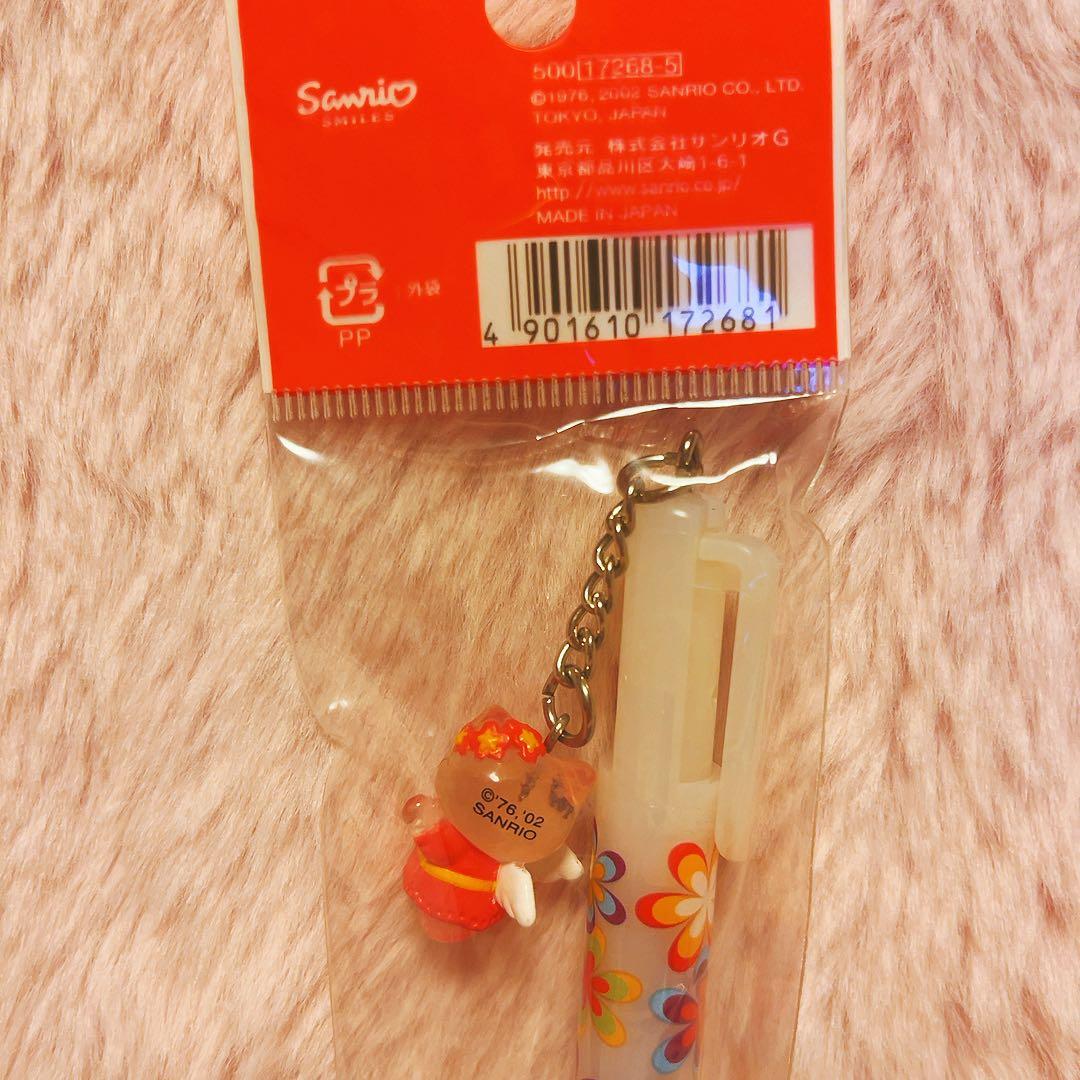 希少レア　ハローキティ　エンジェル　ハナ　マスコット付きボールペン　2002