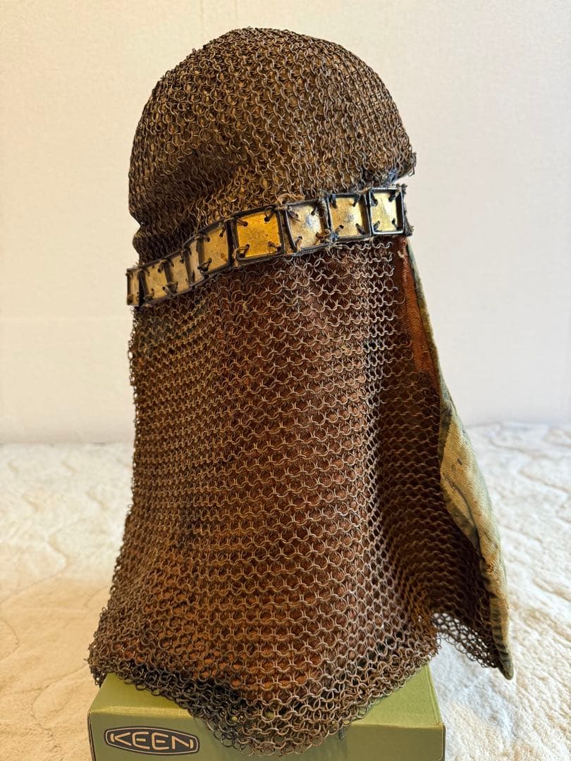 ⭕️ 江戸時代　鎖帷子　【鎖頭巾】　幕末　新撰組　忠臣蔵