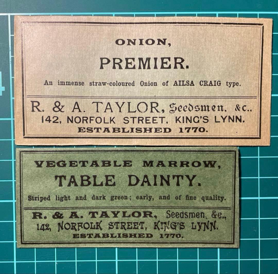 海外　シードパケット3枚　ヴィンテージ　2