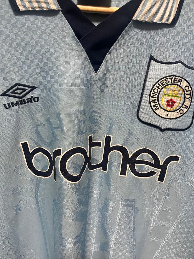 95s〜97 umbro アンブロ　マンチェスターシティユニホーム
