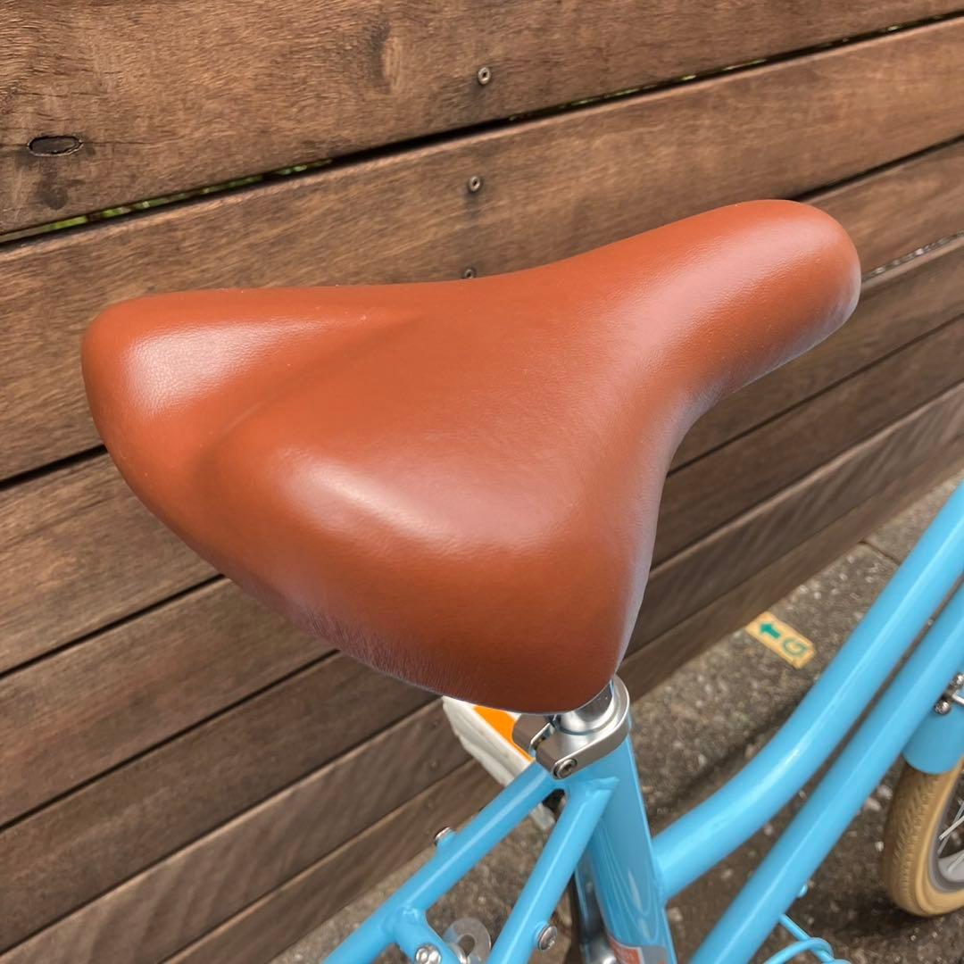 トーキョーバイク子供用自転車 水色 バスケット付き