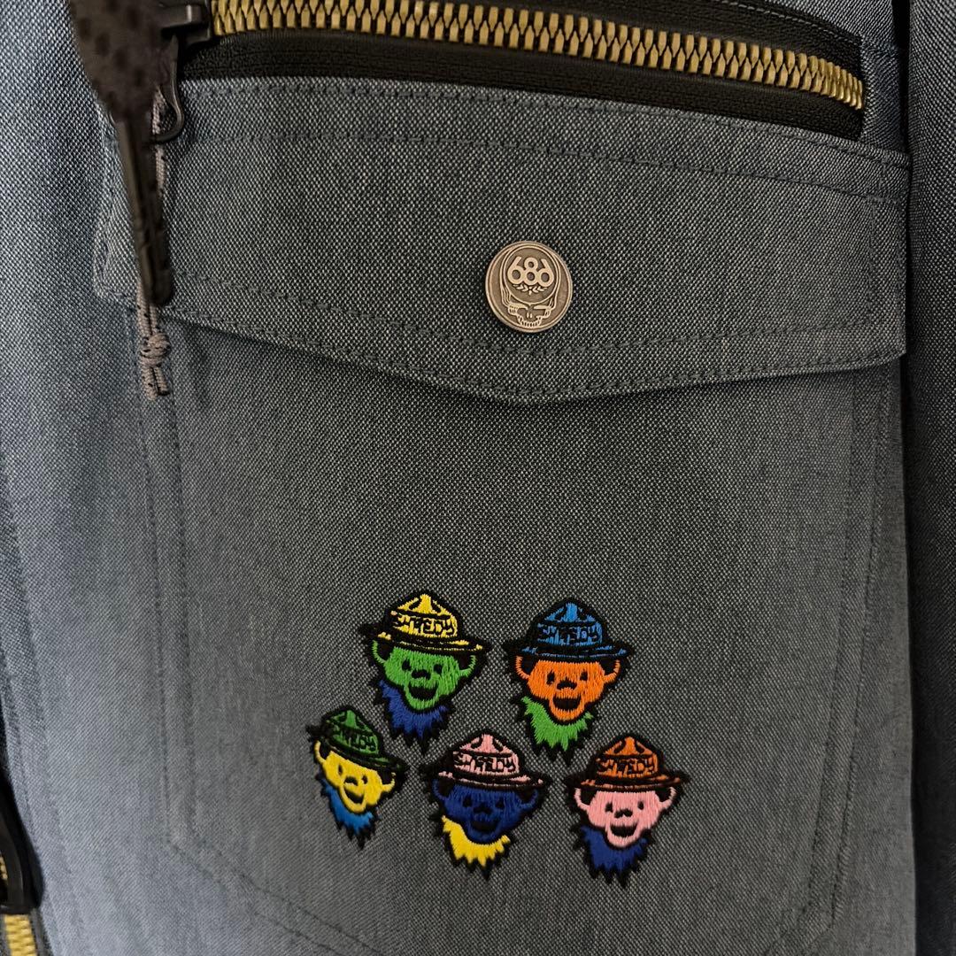 【極美品】686 × Grateful Dead スノーボードウェア XLサイズ