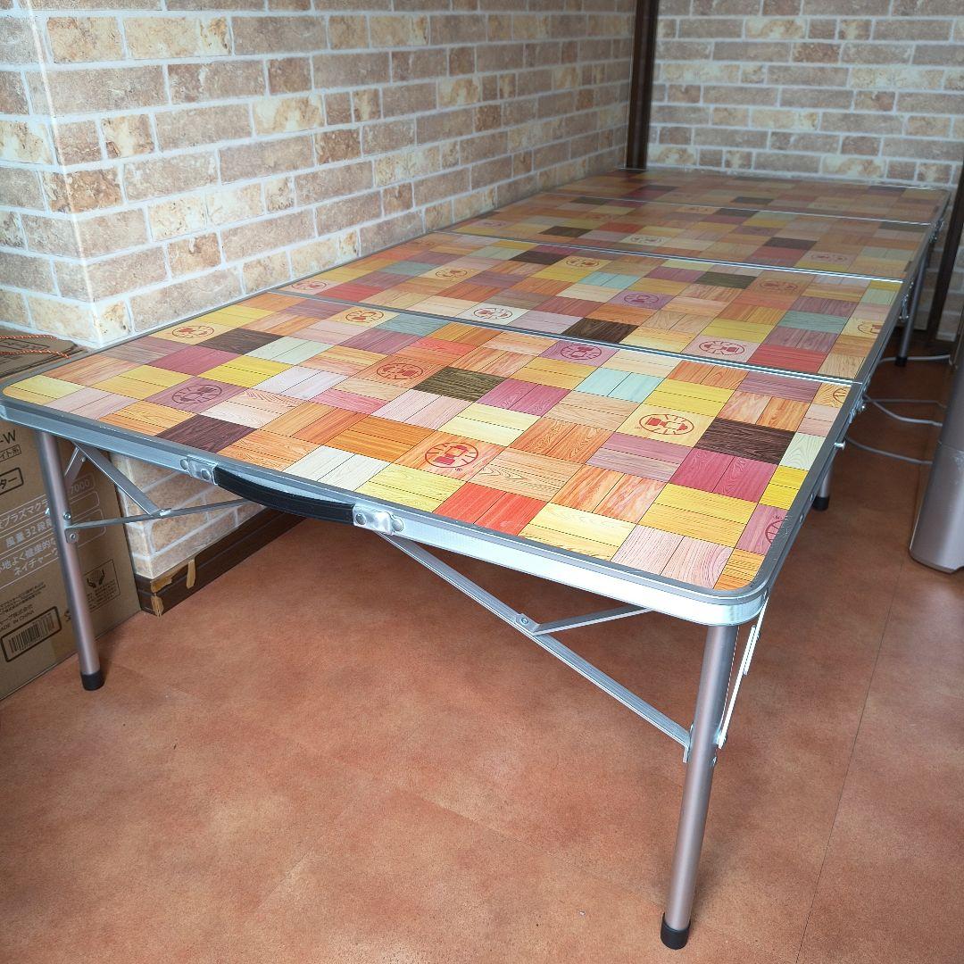 Coleman ナチュラルモザイクリビングテーブル/180【中古】