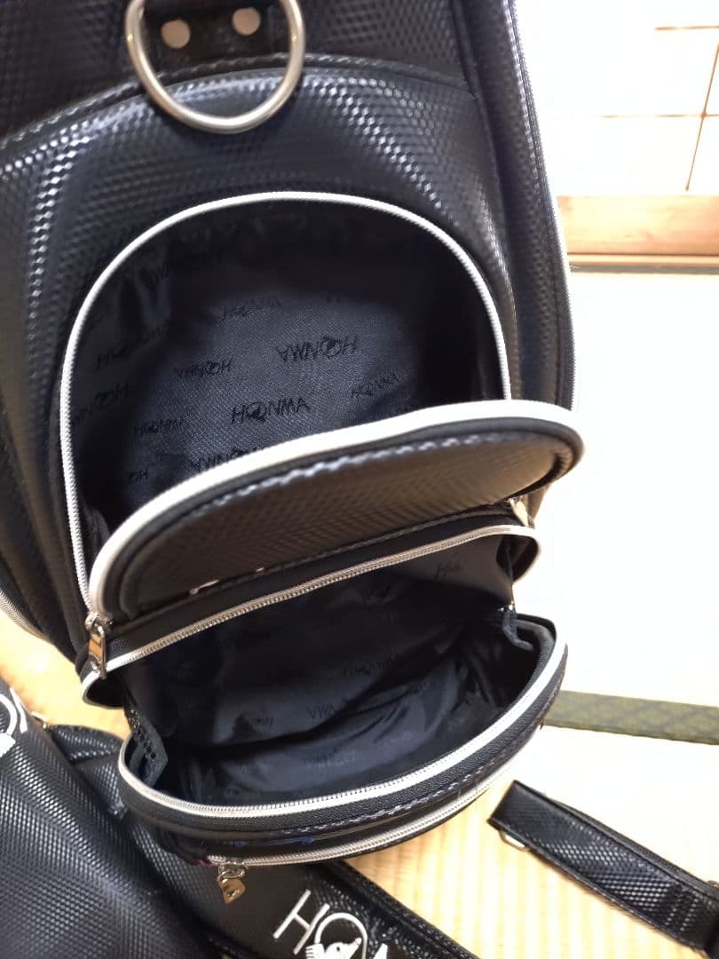 HONMA　本間ゴルフ　ホンマゴルフ　キャディバッグ　キャディバック　モグラ柄