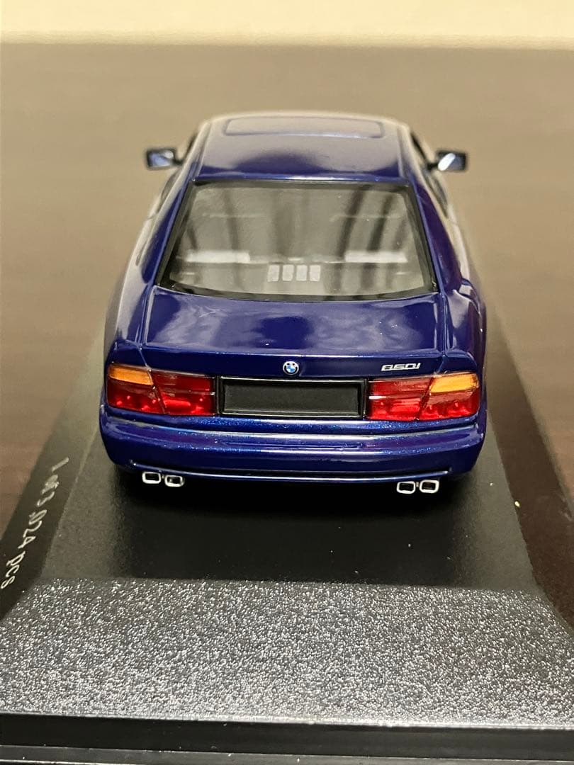 希少 ミニチャンプス 1/43  850i E31型 ブルーメタリック