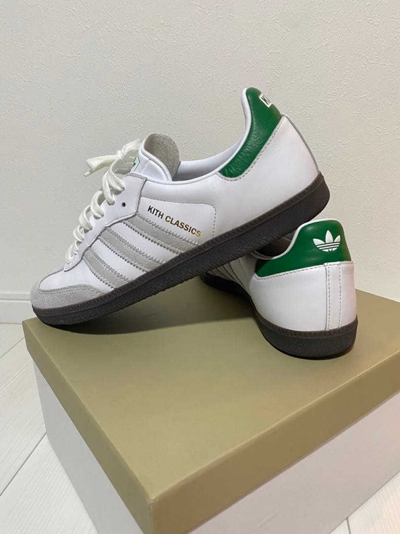 KITH×adidas Originals Samba White/Green