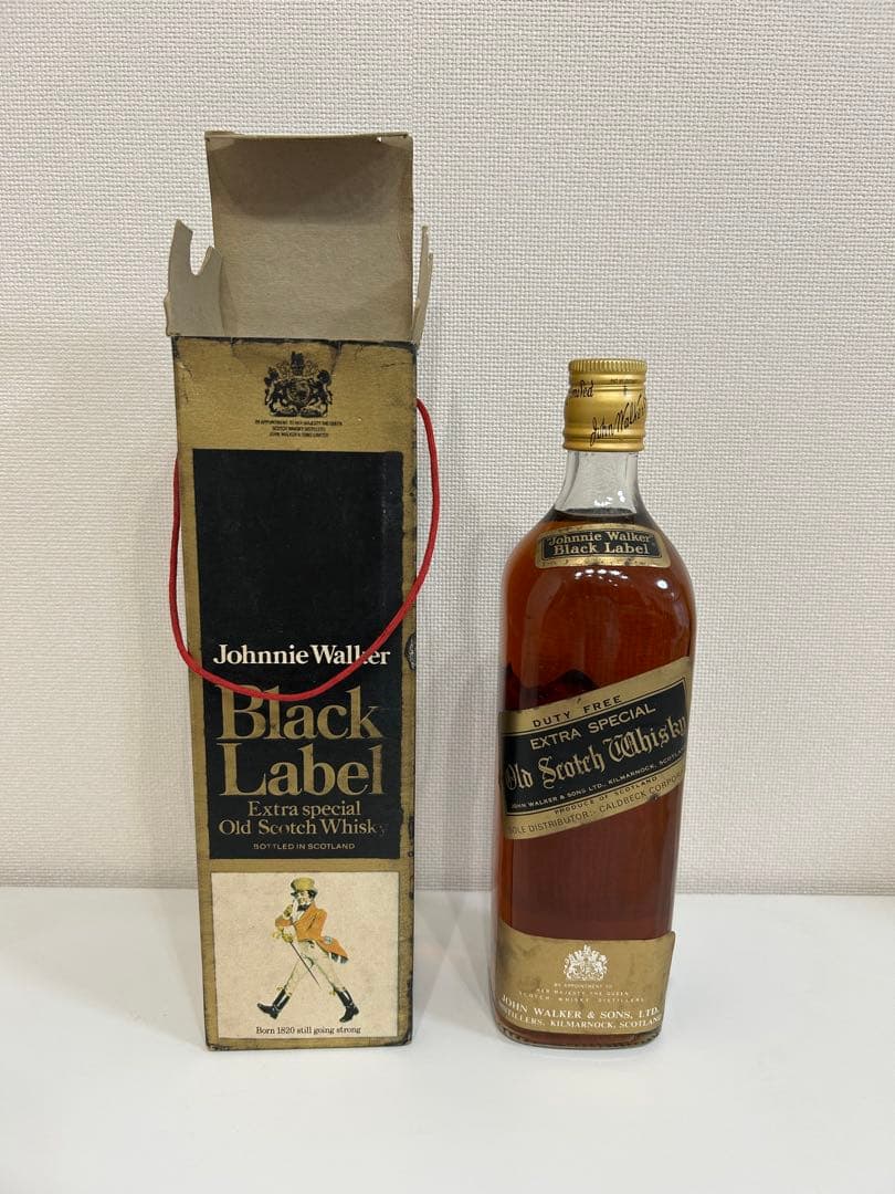 ジョニーウォーカー ブラックラベル 金キャップ　未開封品