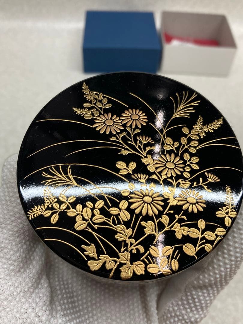 希少 大きめ 蒔絵師 松山武司作 本鼈甲 金蒔絵 ブローチ ペンダント 螺鈿