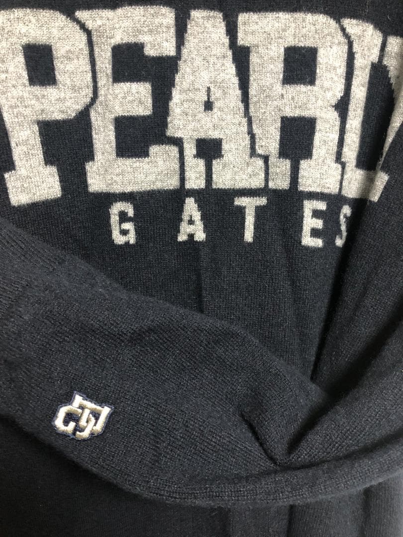 未使用 5万 カシミヤ天竺 DIAPLEX ネイビー 4 M 紺 プルオーバー