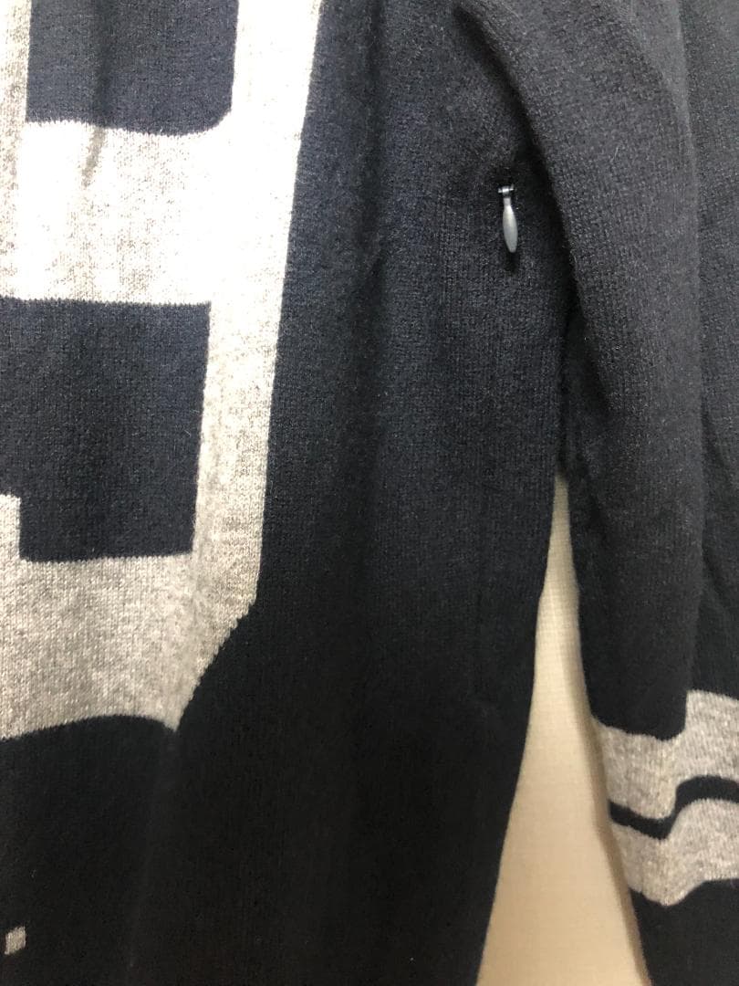 未使用 5万 カシミヤ天竺 DIAPLEX ネイビー 4 M 紺 プルオーバー