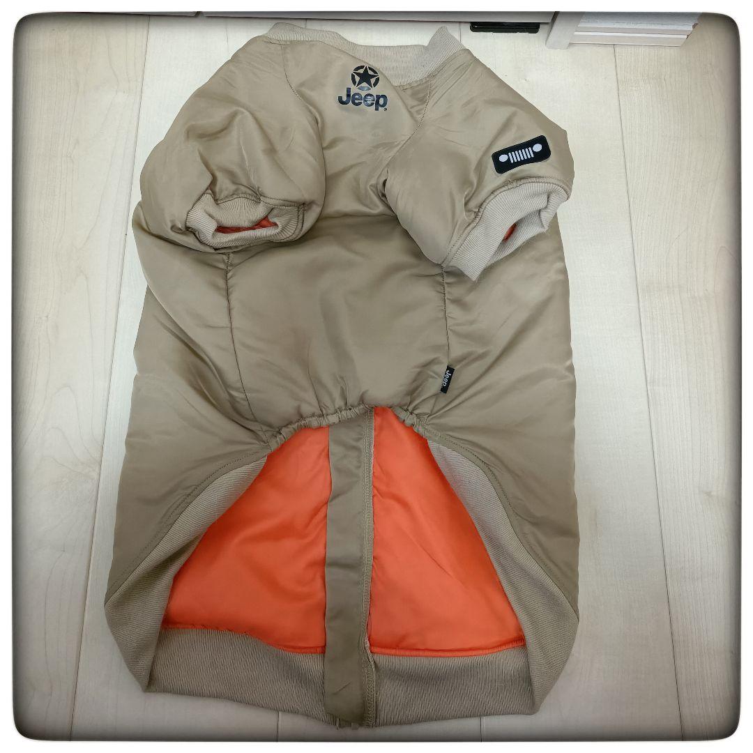 【美品】大型犬 ジャケット Jeep ほぼ未使用 犬用アウター 冬服