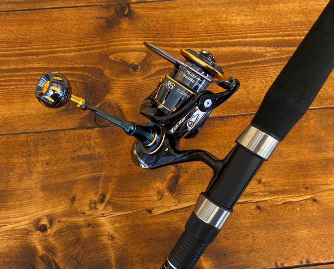 釣り竿　ショアジギング8ft 240cm パックロッド　サーフ　リール5000番