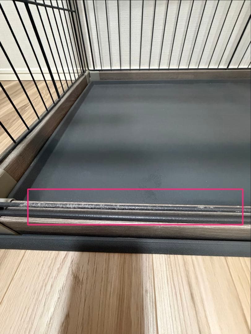 アイリスオーヤマ犬 ウッディサークル ロータイプ アッシュグレー