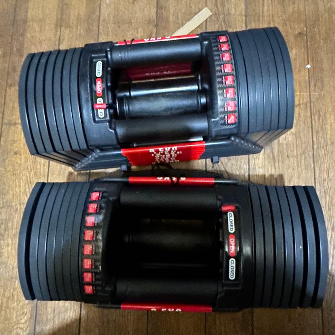 ベンチ付き 【引き取り川口市】可変式ダンベル　41.5kg×2