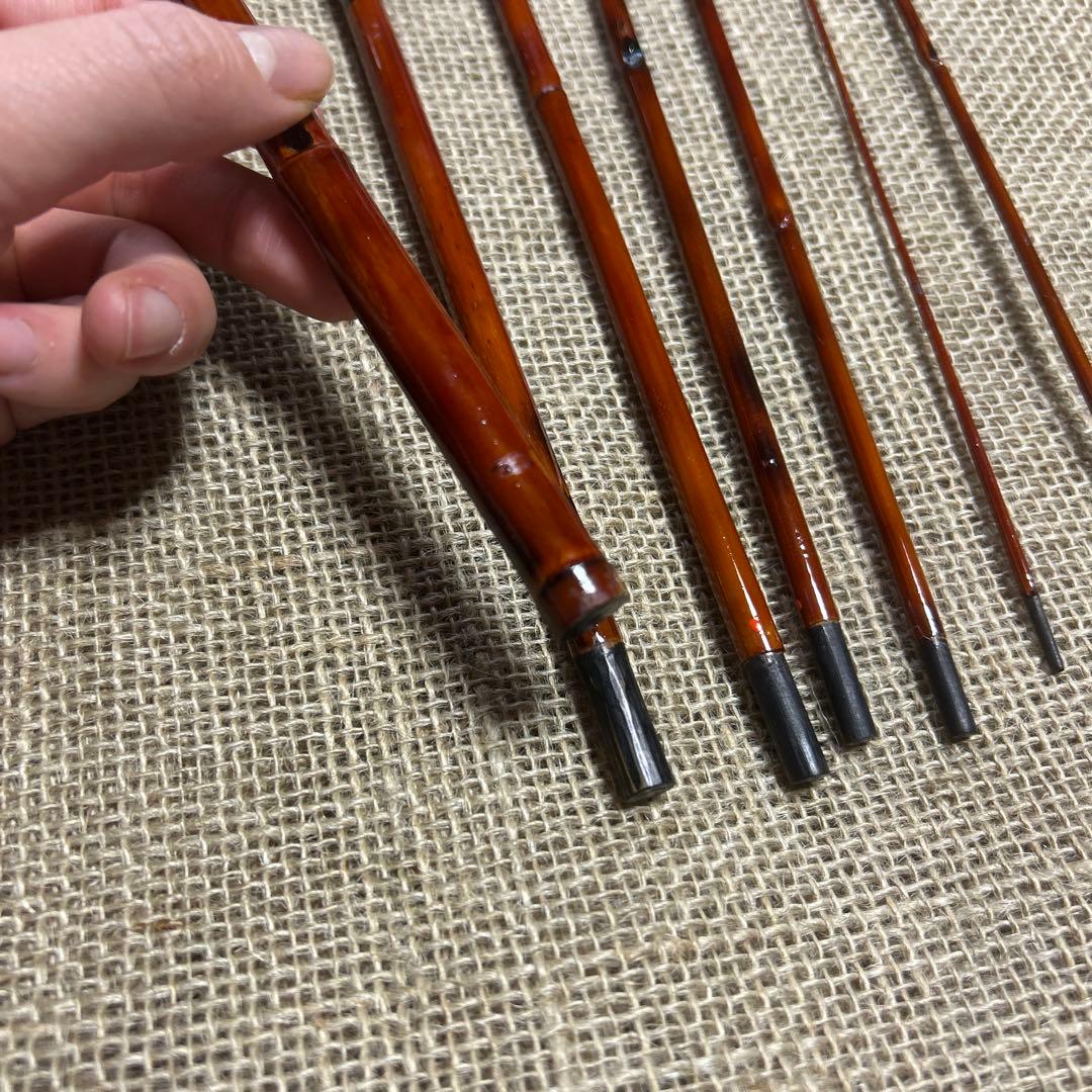 【ハンドメイド】竹竿　タナゴ竿　4尺　仕掛けSET