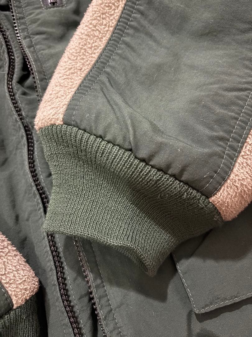 90’s EDDIE BAUER ナイロン/フリース　フィッシングジャケット