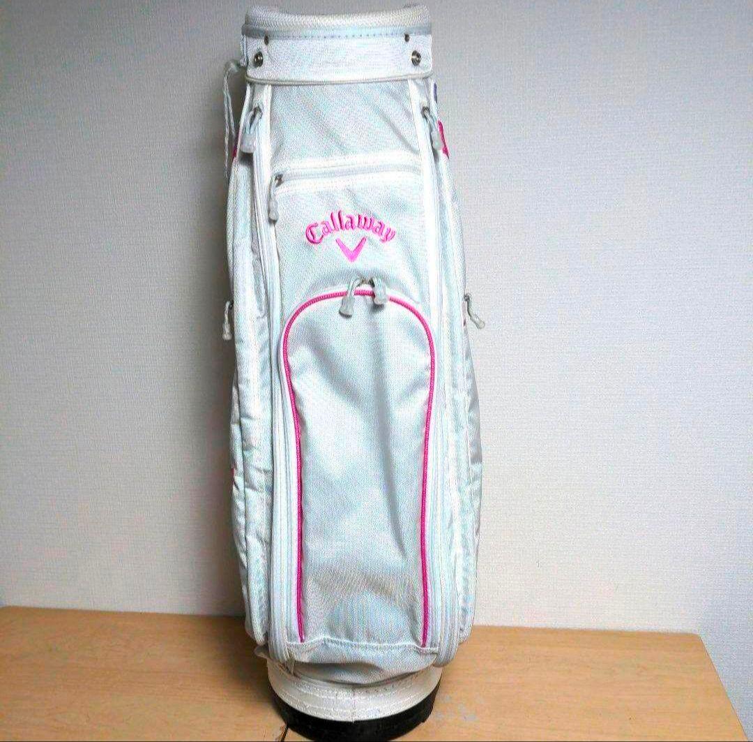 ca46 Callaway Golf bag 白×ピンク