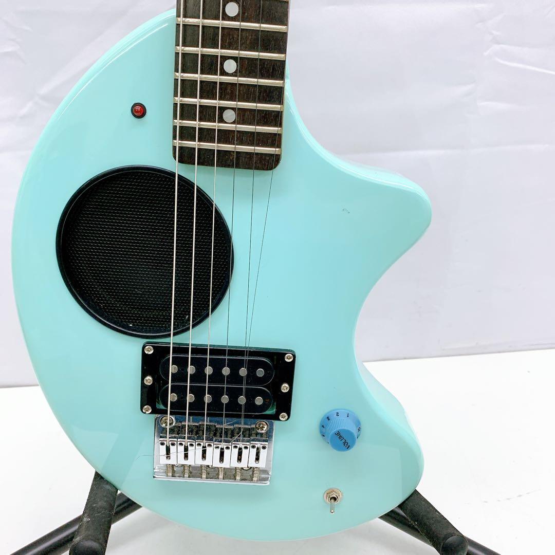 9AB035 フェルナンデス ZO-3 エレキギター ミントグリーン アンプ内蔵