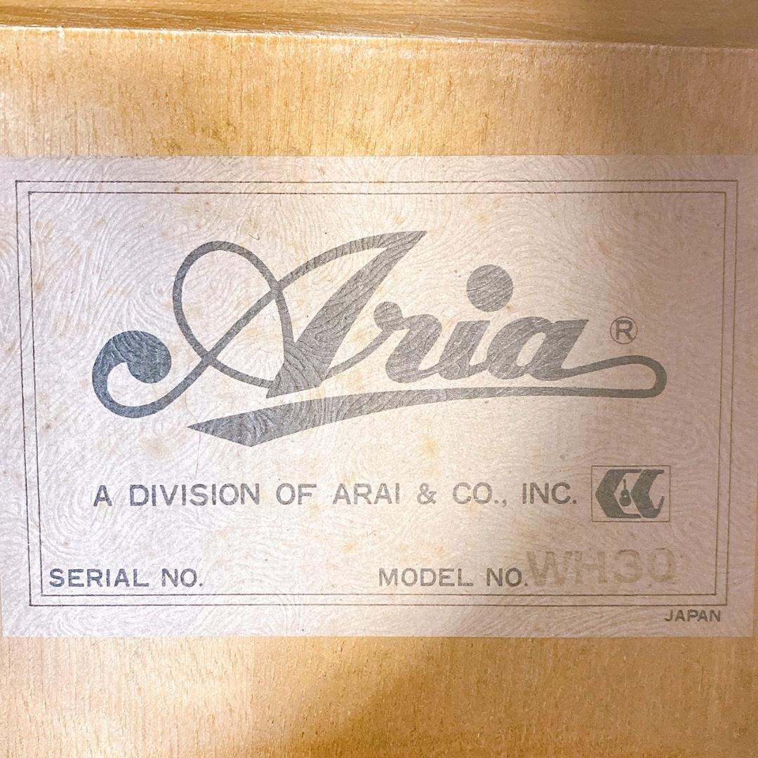 Aria WH-30 アコースティックギター ハードケース付き／日本製