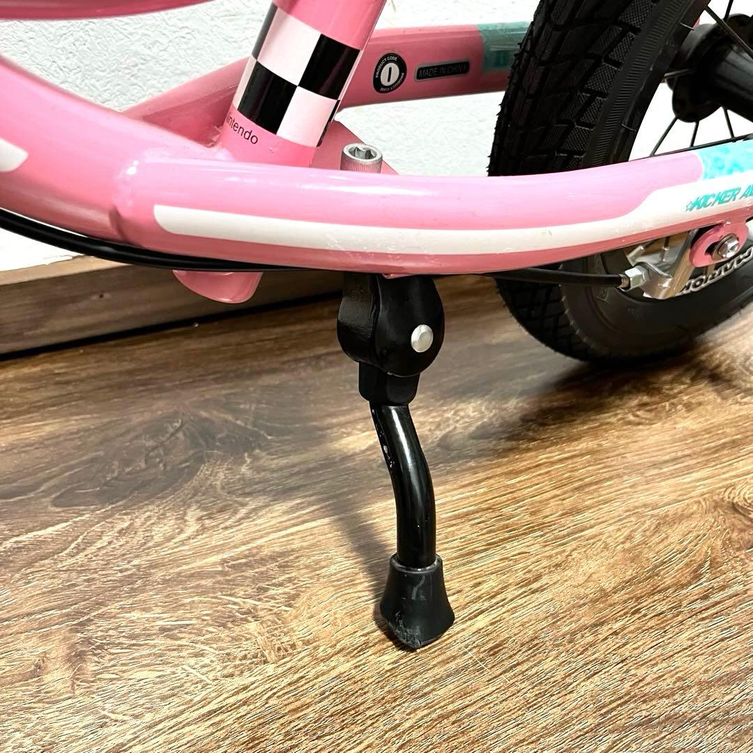 極美品 マリオカート ピーチ姫 キッカーアバンス　バランスバイク ストライダー