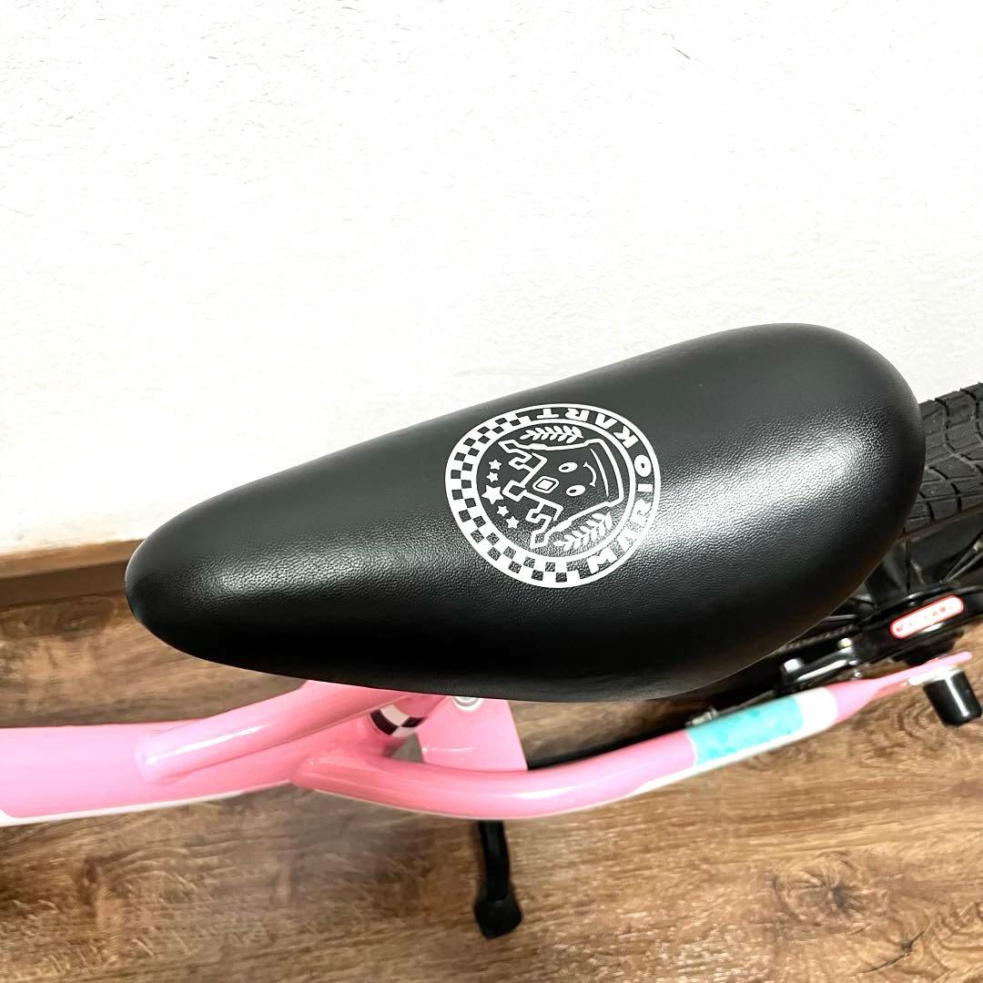 極美品 マリオカート ピーチ姫 キッカーアバンス　バランスバイク ストライダー