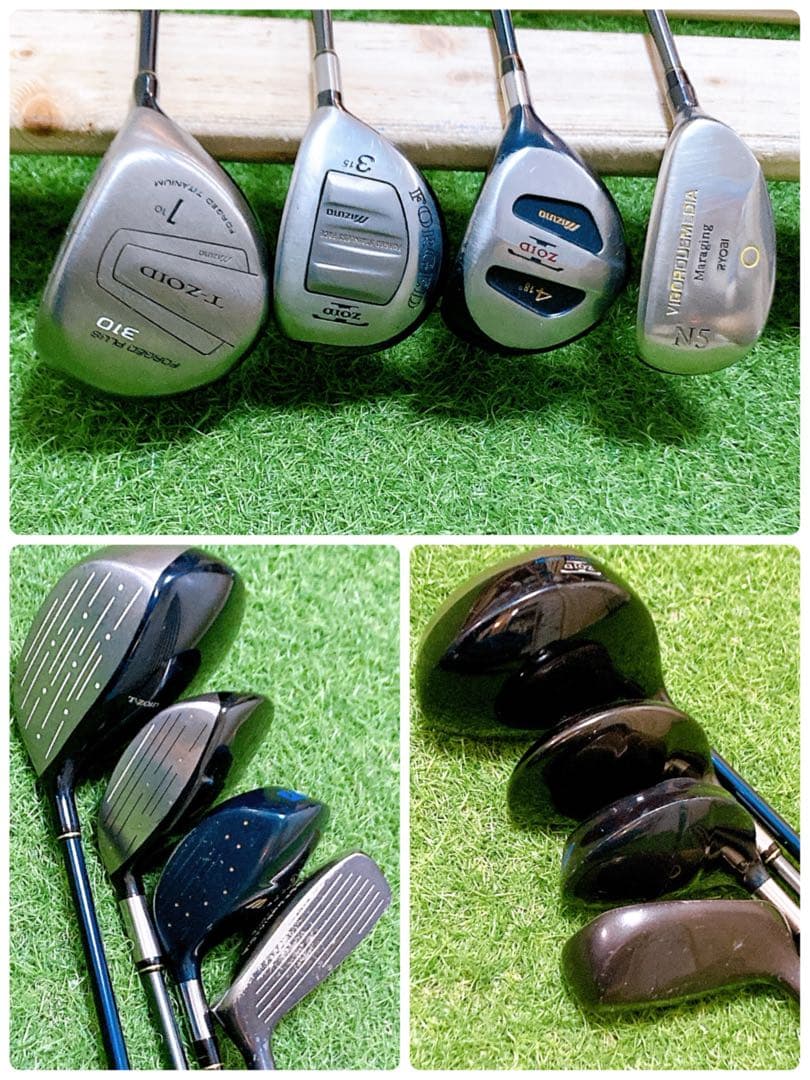 M4.ミズノ　初心者オススメ　ゴルフクラブ　メンズセット　右利き　12本