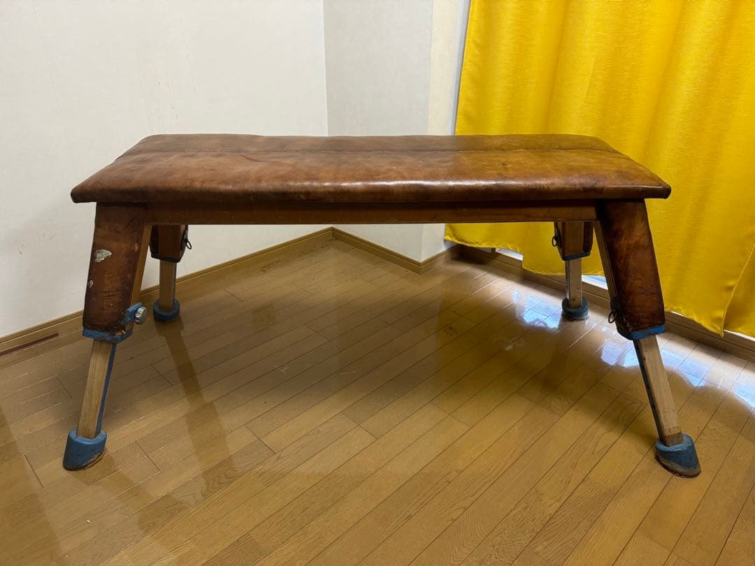 レザー フラットベンチ 高さ調整可能