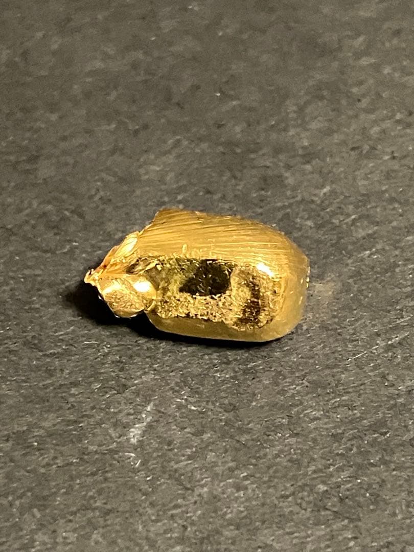 年末値引き！本日相場↓ 爆上げ！　純金塊　24k 5.1g GOLD 彫金母材