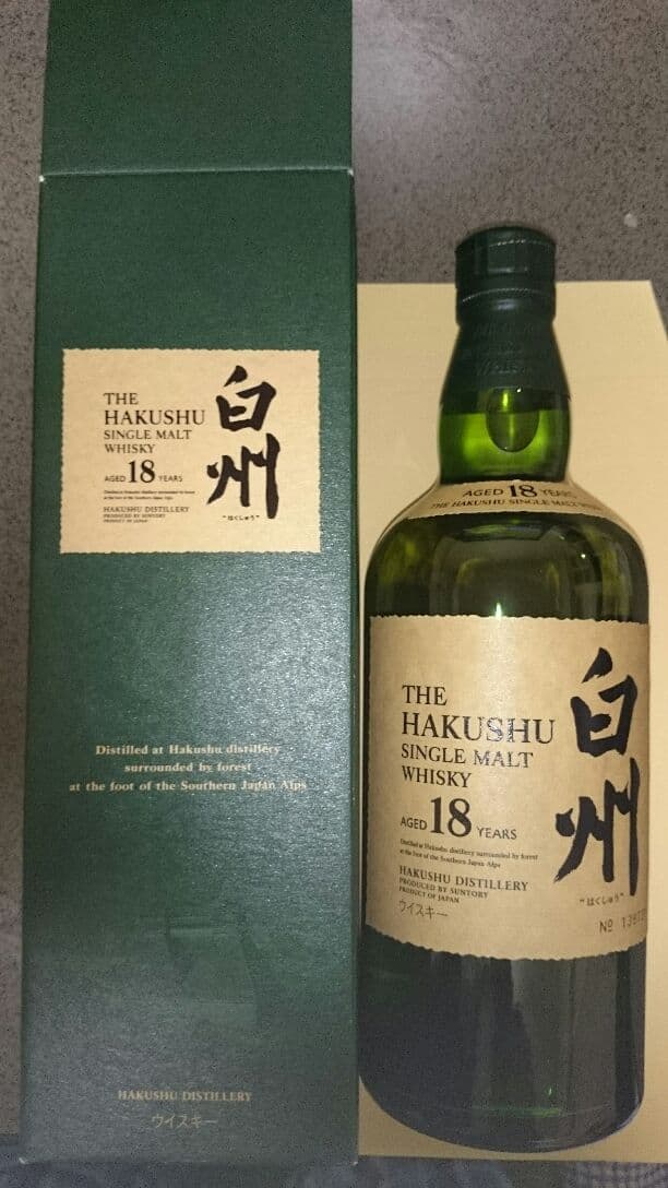 サントリー白州18年  シングルモルト