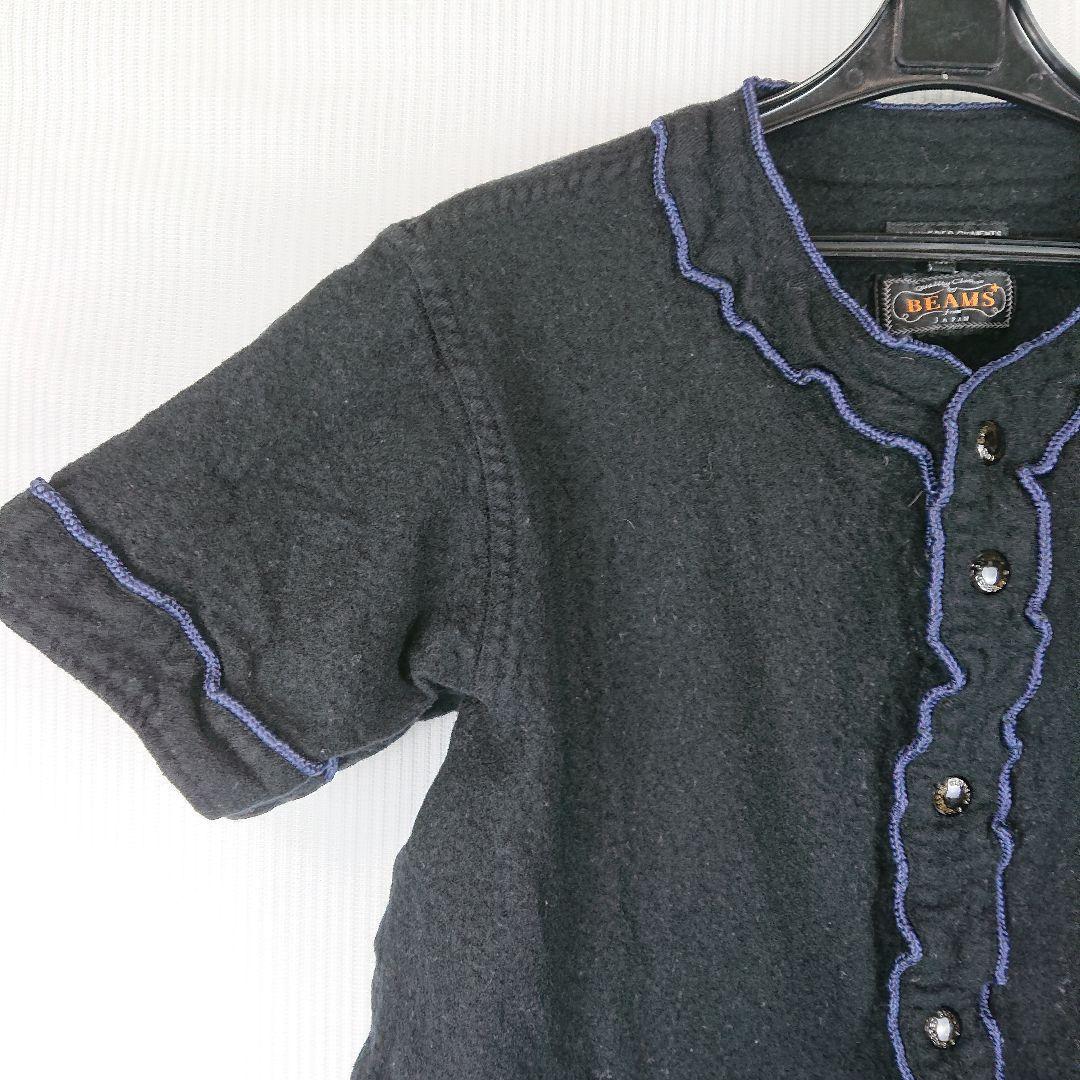 a810 エンジニアドガーメンツ× ビームス ウール ベースボールシャツ