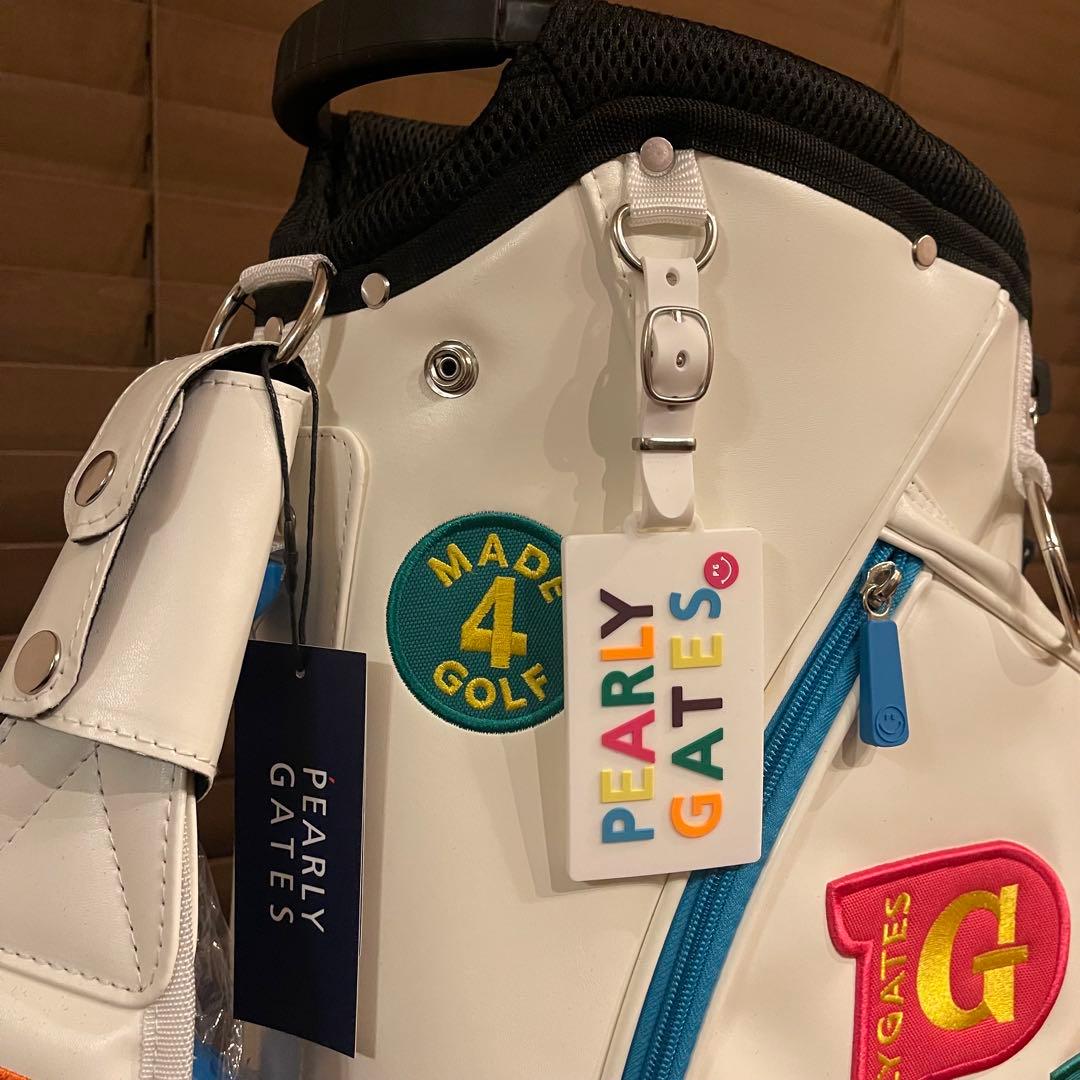 ま*ん様 【即発送】PEARLY GATESパーリーゲイツ キャディバッグ ゴル