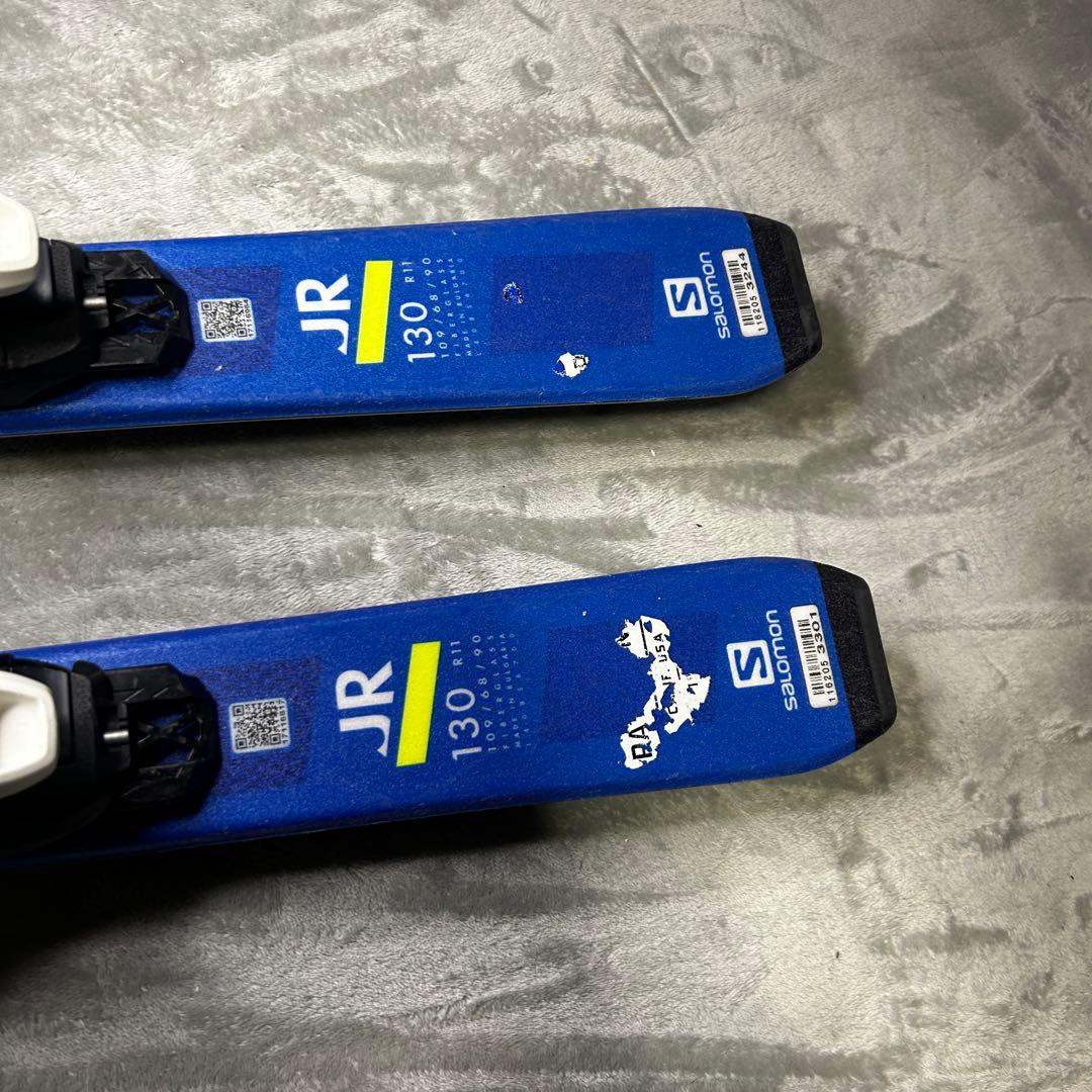 美品SALOMON RACE JR 130cm ジュニア スキー板 18-19