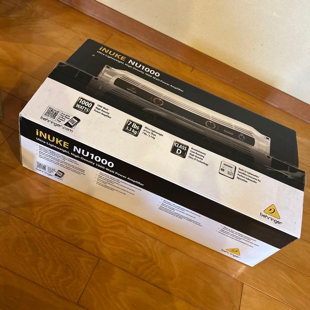 behringer iNUKE NU1000 パワーアンプ