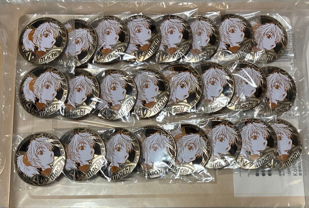 HUNTER×HUNTER 中国　彫金シリーズ　缶バッジ　彫金　マチ　セット