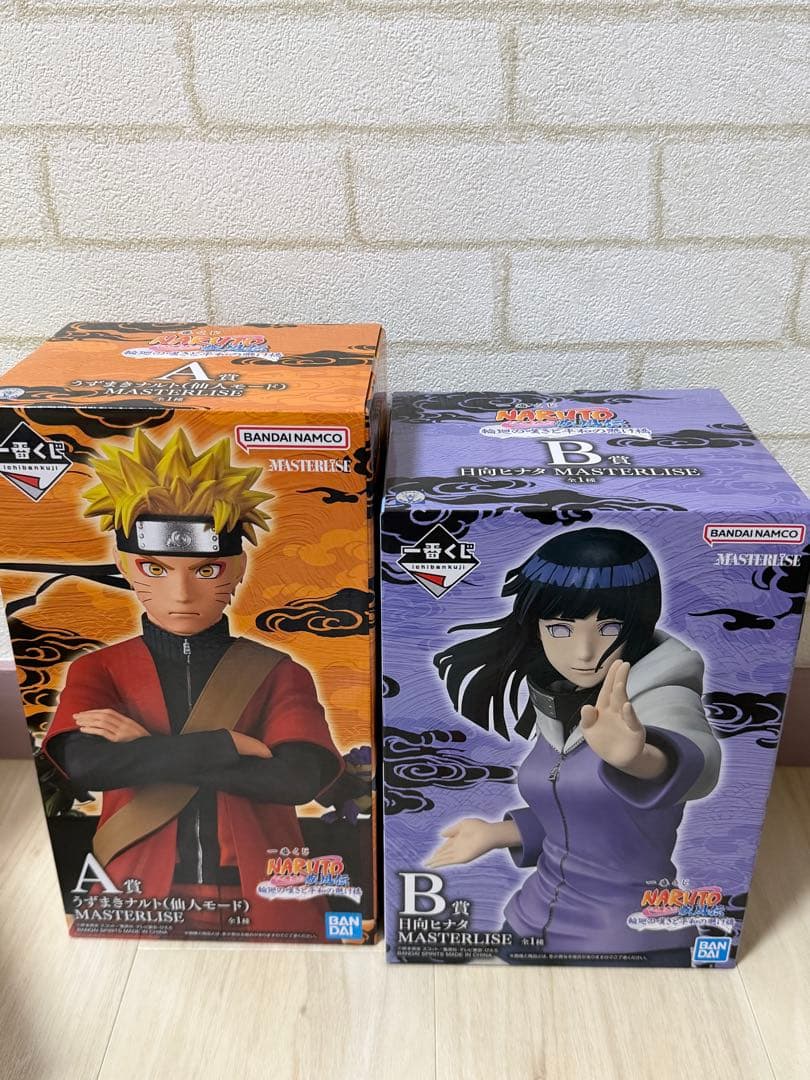 NARUTO 一番くじ フィギュア A賞B賞 ナルト ヒナタ