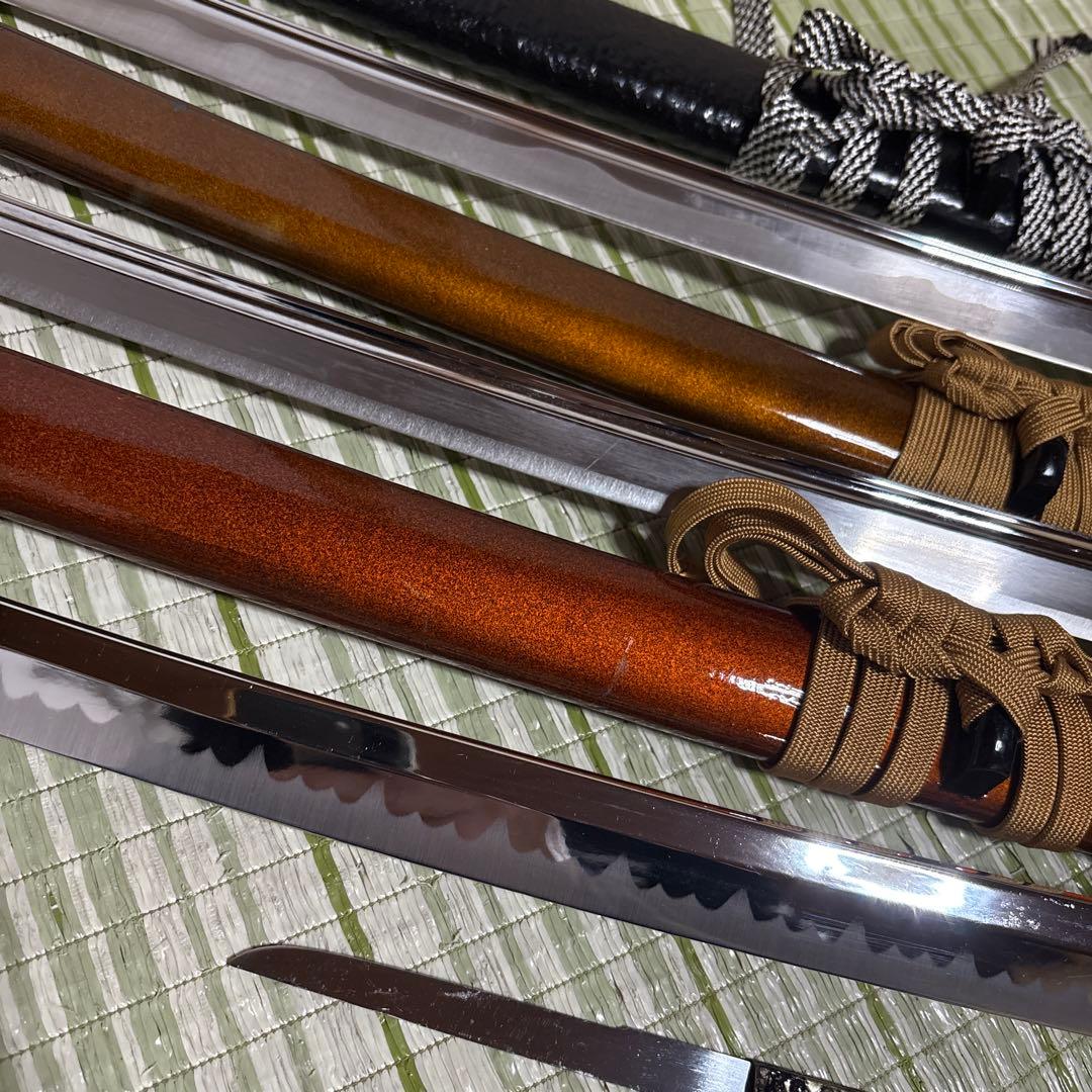 模造刀　模擬刀　小柄　武士　侍　伝統工芸　剣　ソード　太刀　　鍔　3本セット