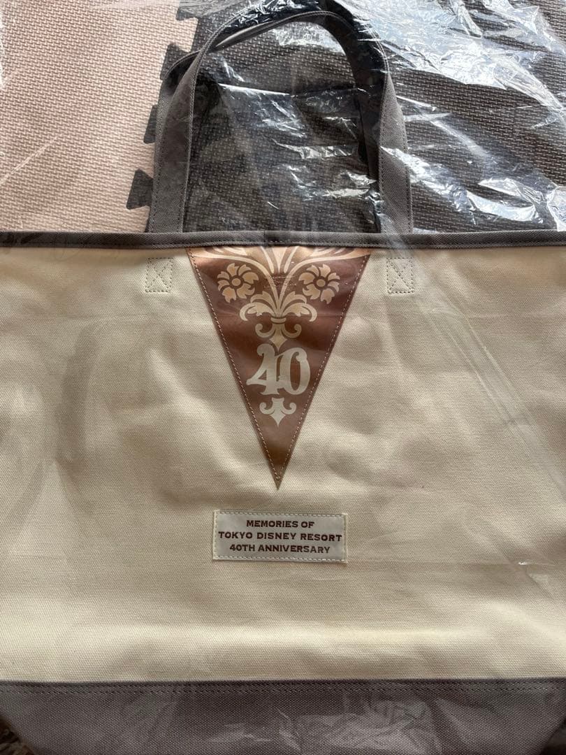 ディズニー　40周年 ガーランド　トートバッグ ミッキー　サーキュレーティング