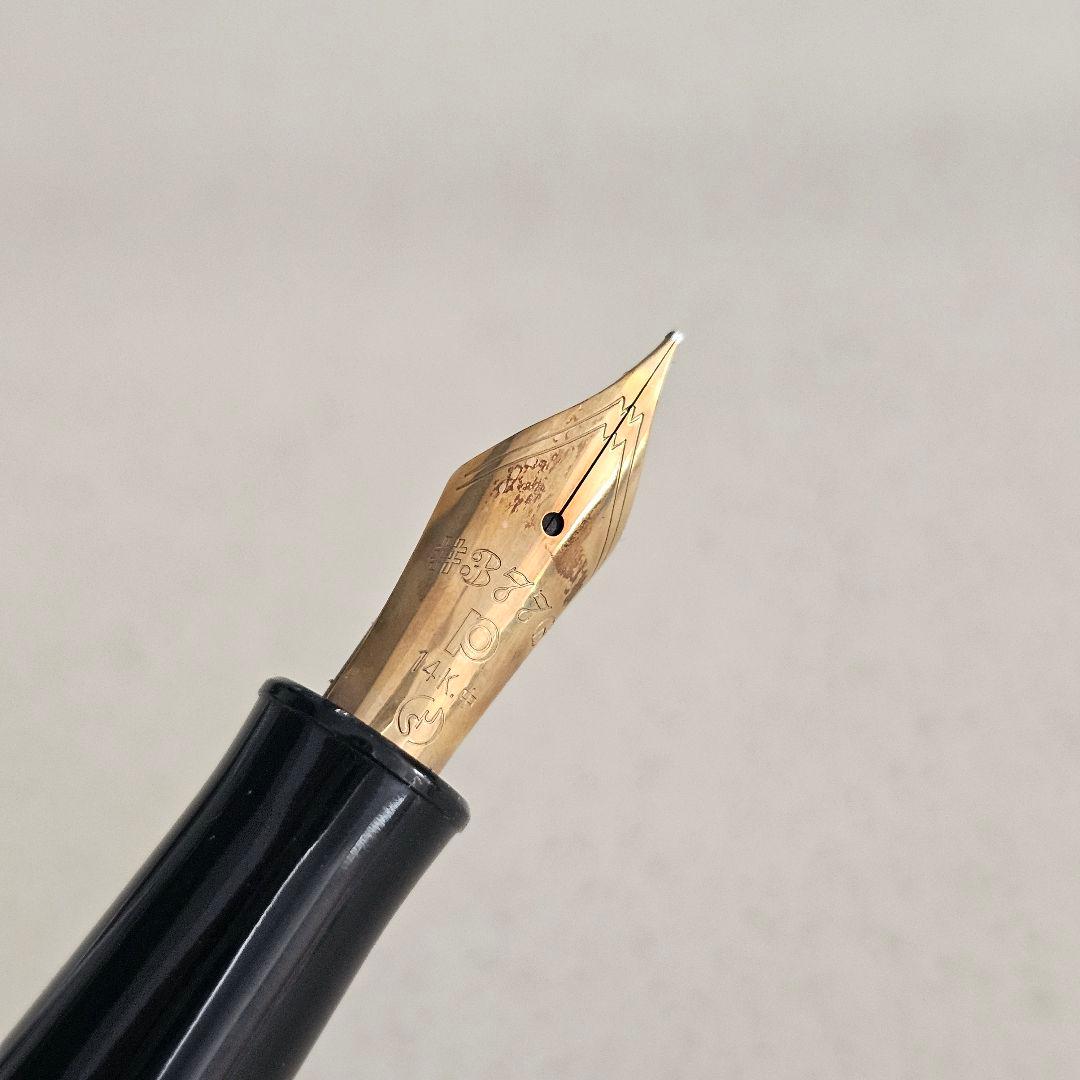 PLATINUM プラチナ万年筆 ♯3776 ギャザード 14K②