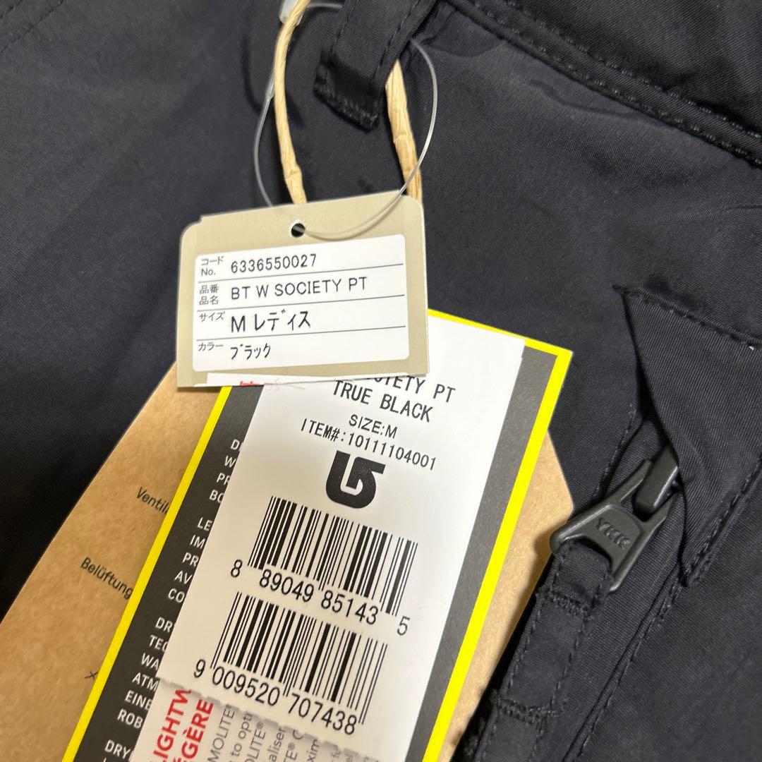 【新品】Burton Society Pant Mサイズ ブラックバートン