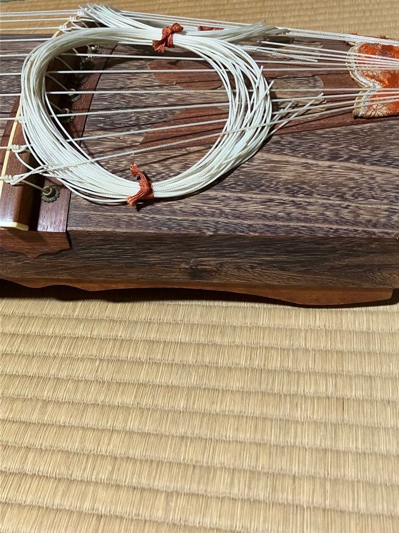 琴13弦　180cm 付属品（琴柱箱　猫足 調子笛）