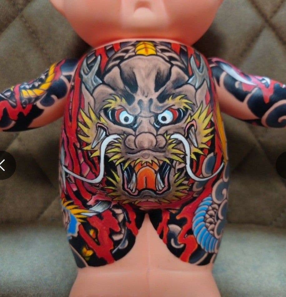 刺青 / TATTOO キュピー ハンドペイント JapaneseTATTOO