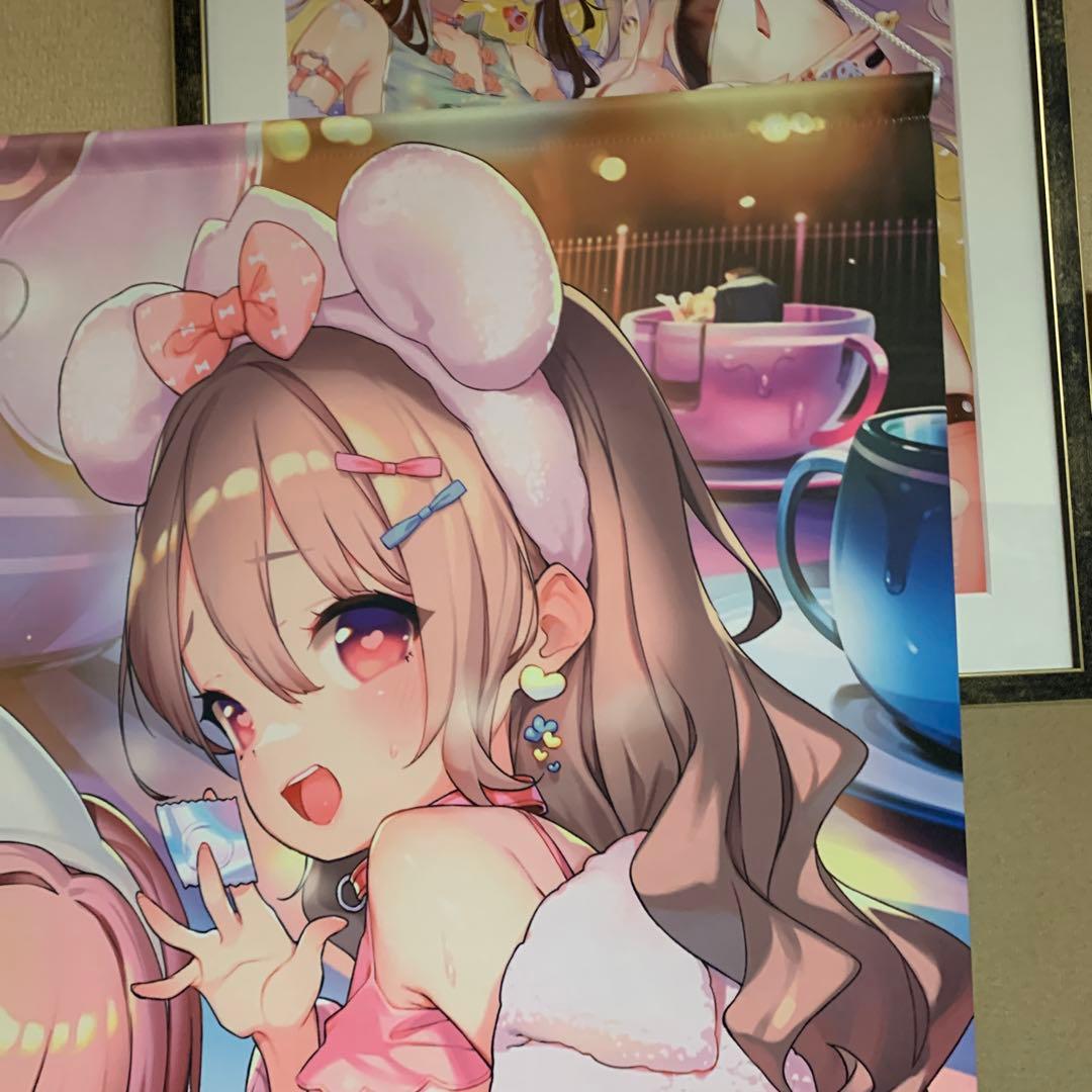 栄乱仮 へんりいだくじ　wチャンス　直筆サイン　特大タペストリーA賞②+①