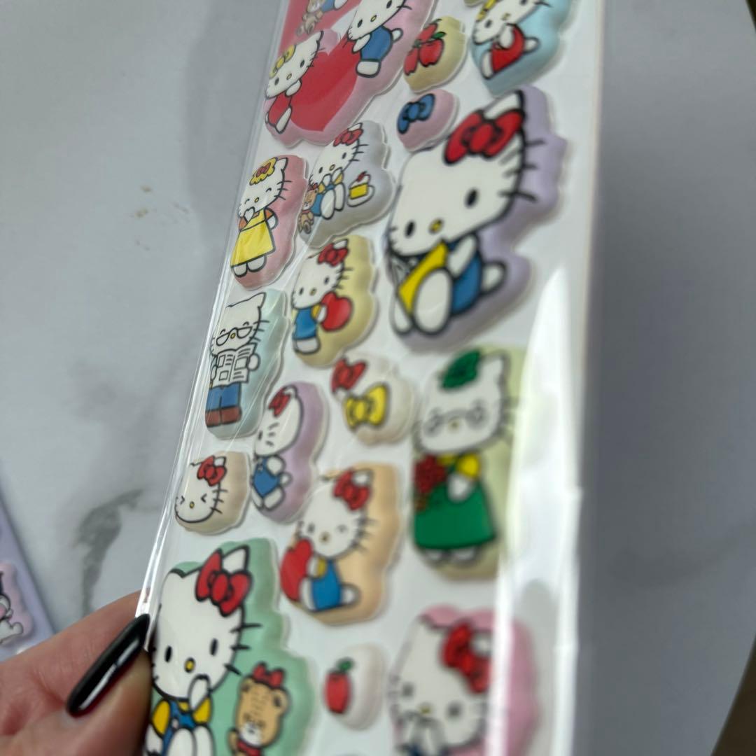 シール　サンリオ　ポケモン　セット　ぷくぷく　ボンボンシール