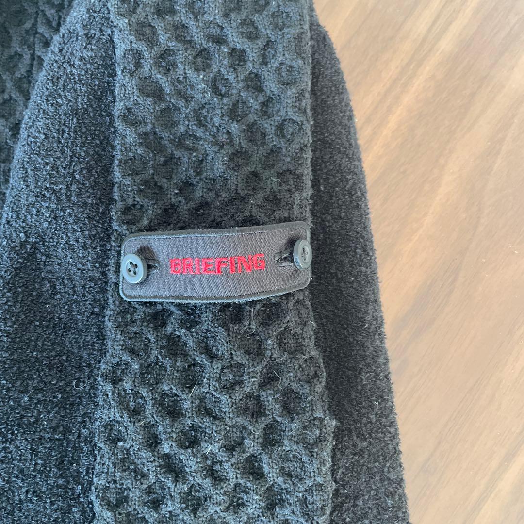 BRIEFING ブラック ハーフジップ セーター　ゴルフ