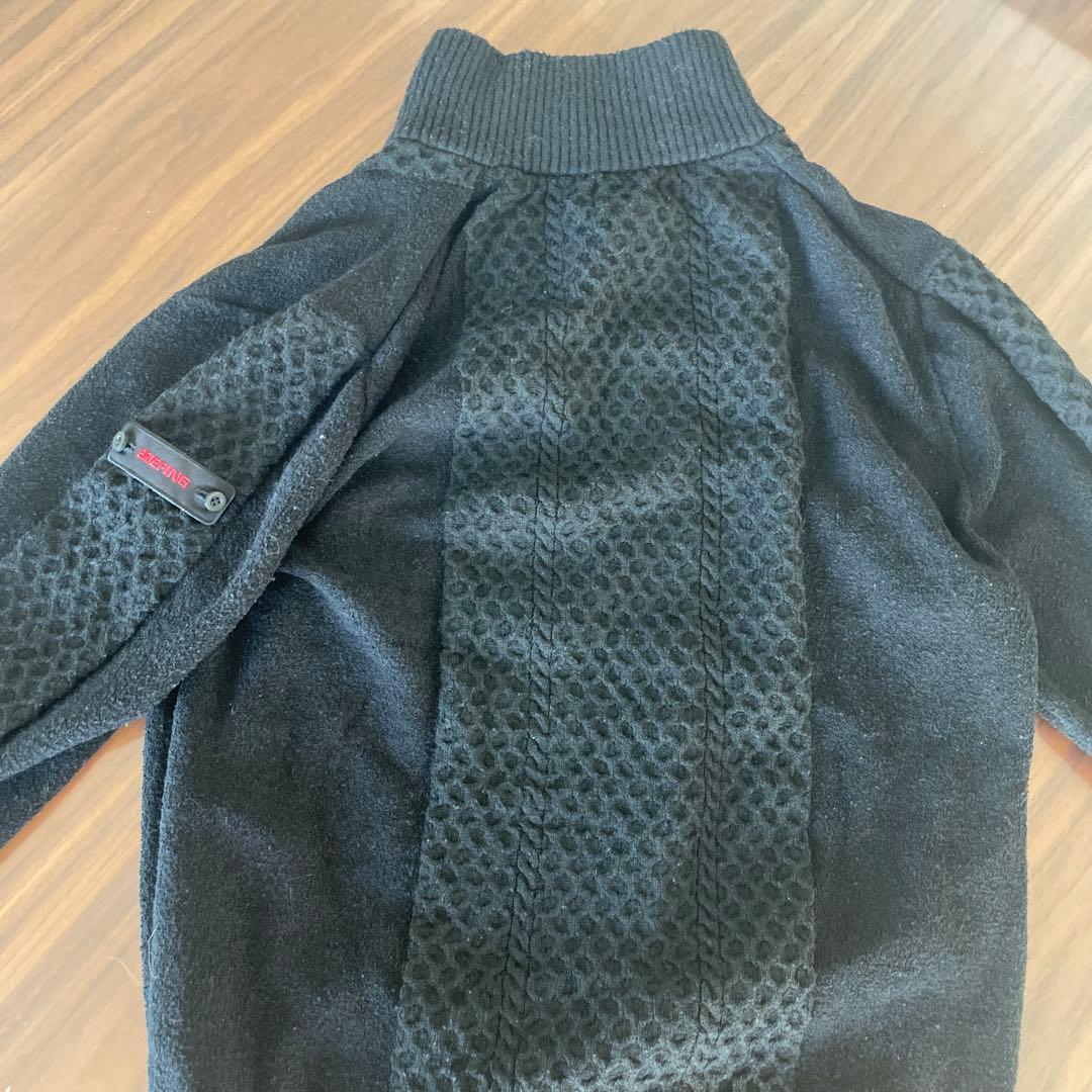 BRIEFING ブラック ハーフジップ セーター　ゴルフ