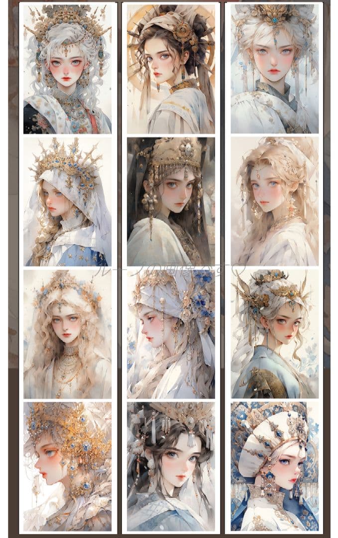 廃盤品✩J835＃旧约(贝壳光)听风芥尘切り売り海外人物女の子AIマステ