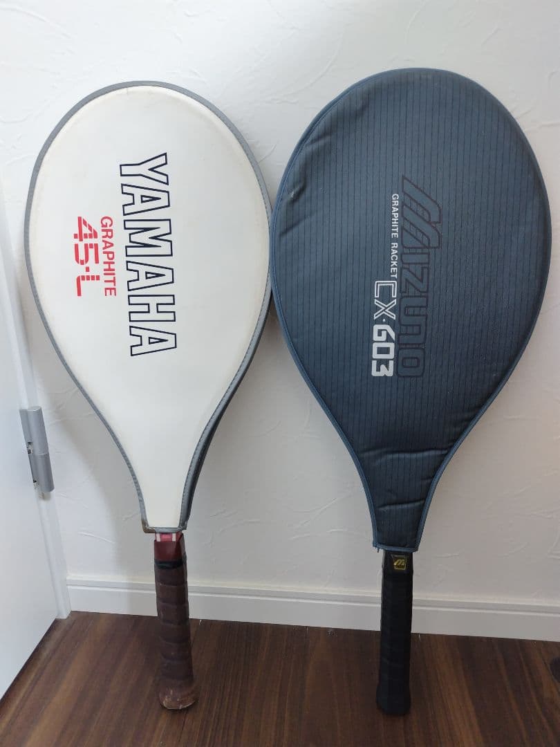 【2本セット】 レア ヴィンテージ テニスラケット YAMAHA＆MIZUNO