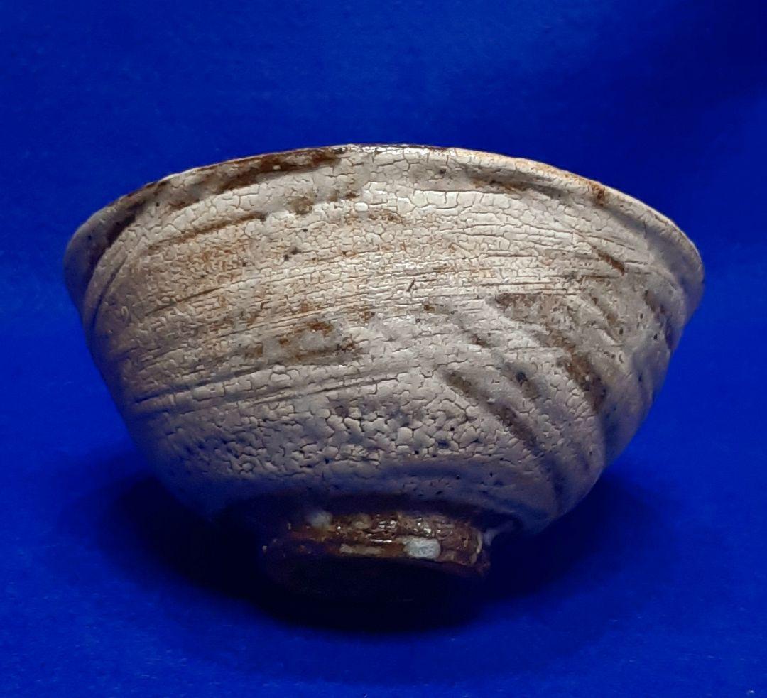 古い刷毛目茶碗　抹茶茶碗　茶道具　　古陶器