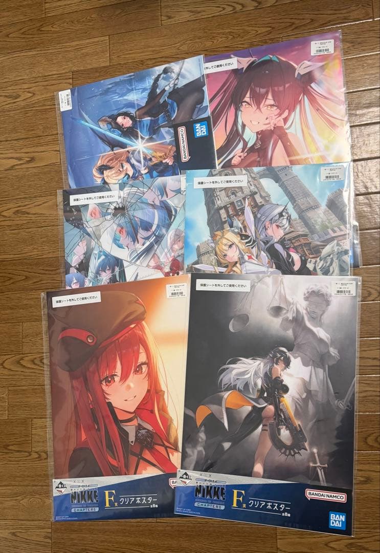 一番くじ 勝利の女神 ニケ D賞 ビジュアル クッション 3種＋おまけ