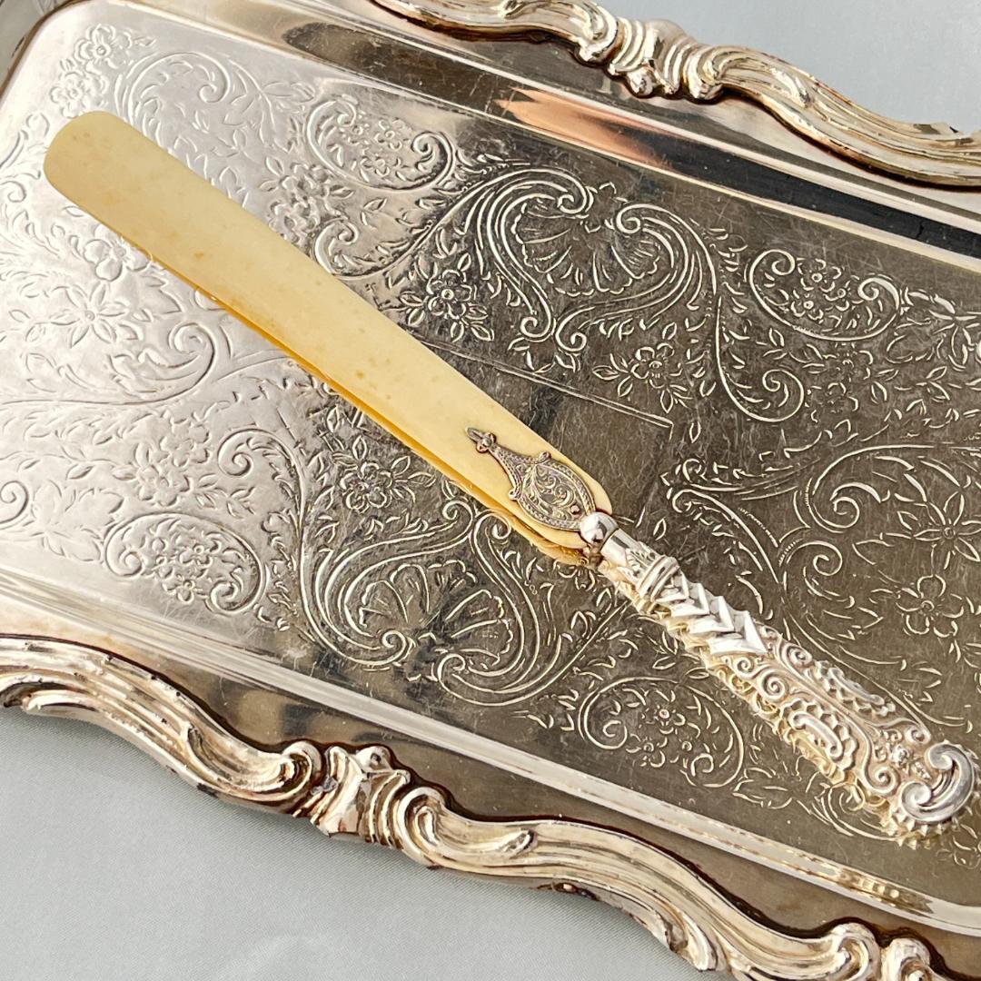 【Adie & Lovekin Ltd】【純銀ハンドル】レターナイフ 1889年